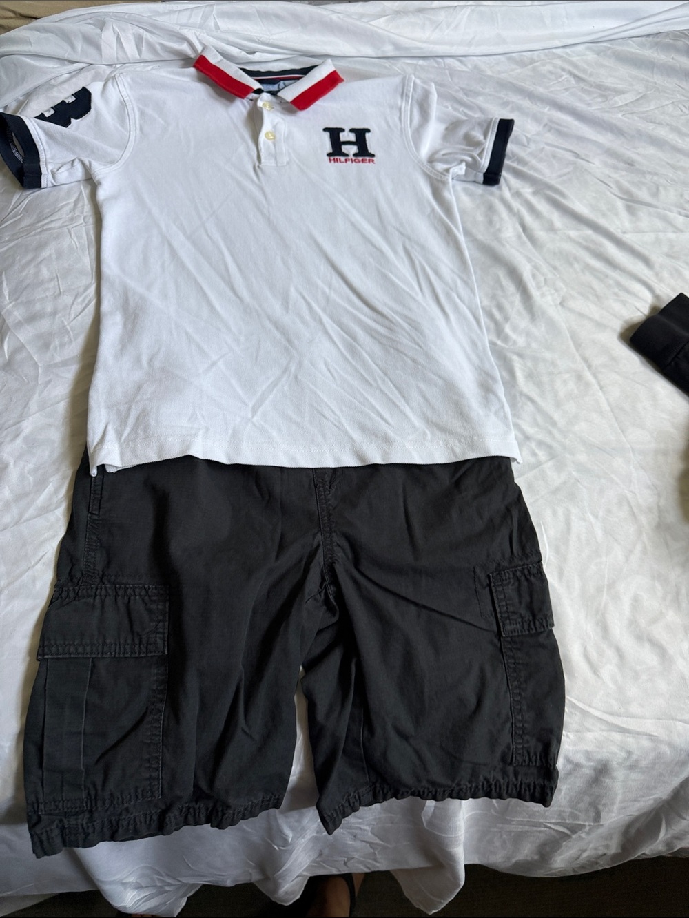 The Children's Place Black Cargo Shorts for Men